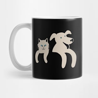 Cat and Dog Mug